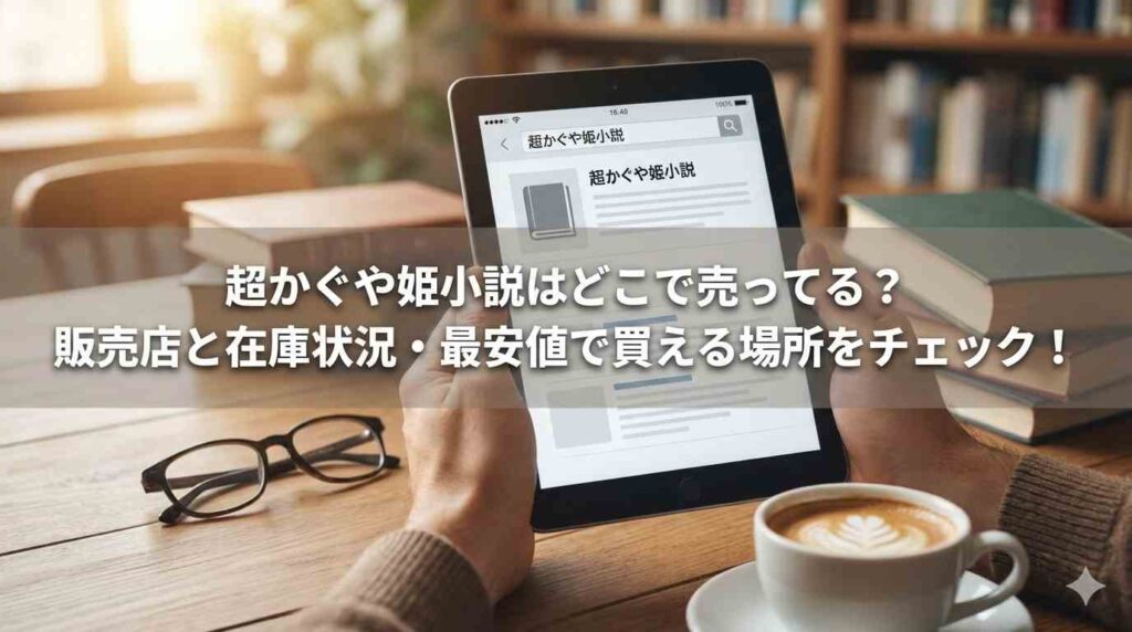 超かぐや姫小説はどこで売ってる？販売店と在庫状況・最安値で買える場所をチェック！