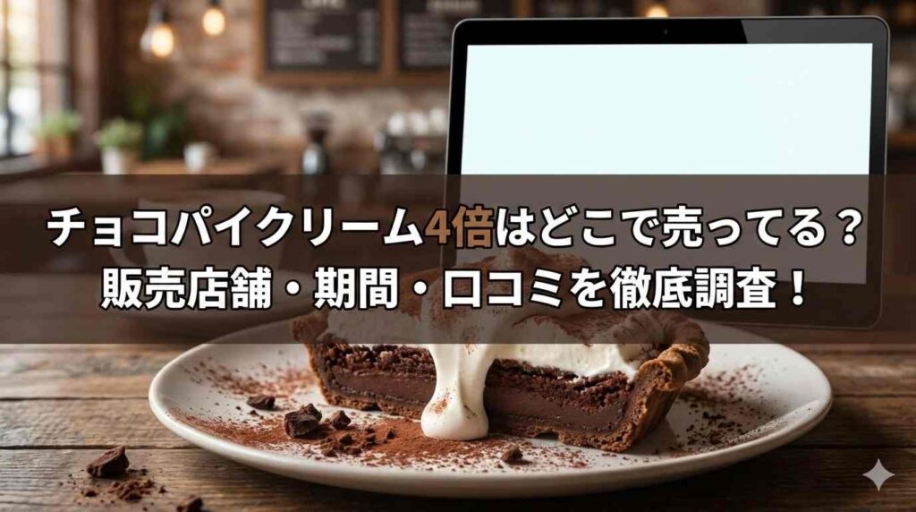 チョコパイクリーム4倍はどこで売ってる？販売店舗・期間・口コミを徹底調査！